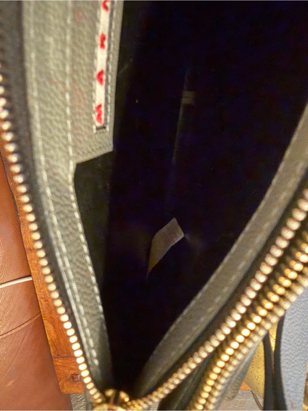 Marni Gray pebble Leather Crossbody Bag with Gold Hardware and duel satchels - Picture 10 of 15